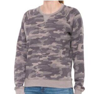 NWT LUCKY BRAND Classic Camo Crew Neck Sweatshirt Size M